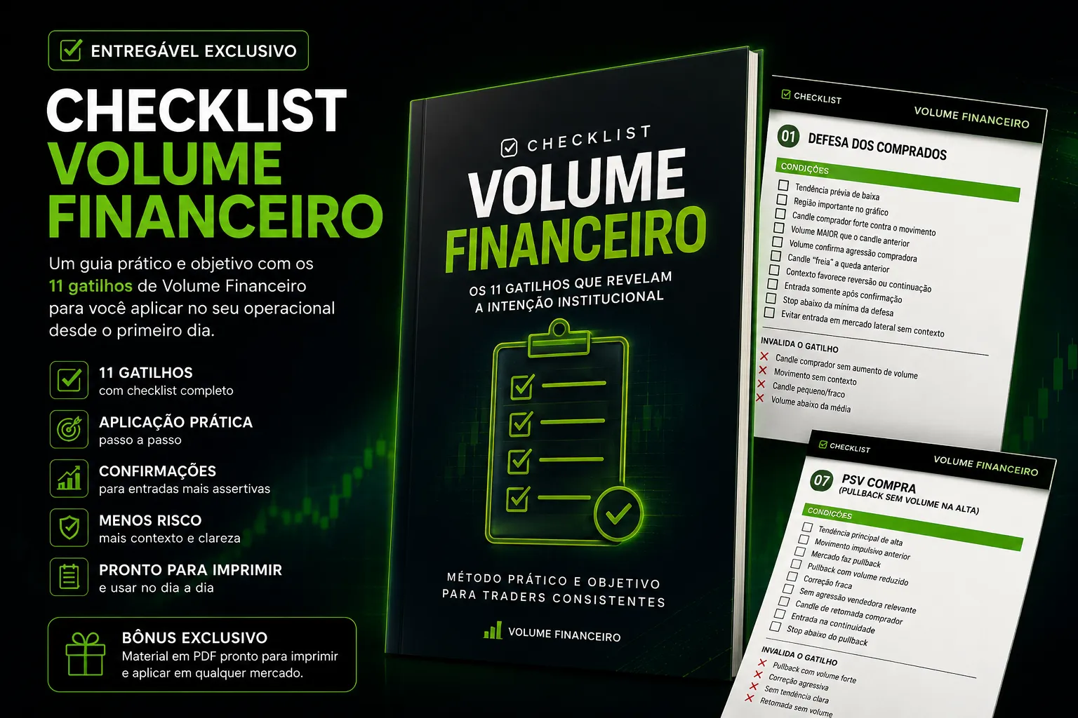 Checklist Volume Financeiro - rotina de validação operacional